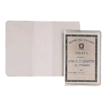PORTA CARTA D'IDENTITA' A LIBRO 16X11,5 PVC TRASP. 02/7200-01 FAVORIT