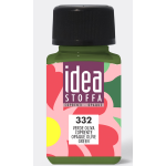 COLORE PER TESSUTI - MAIMERI - IDEA STOFFA - 60 ML - 332 - VERDE OLIVA COPRENTE - M5014332