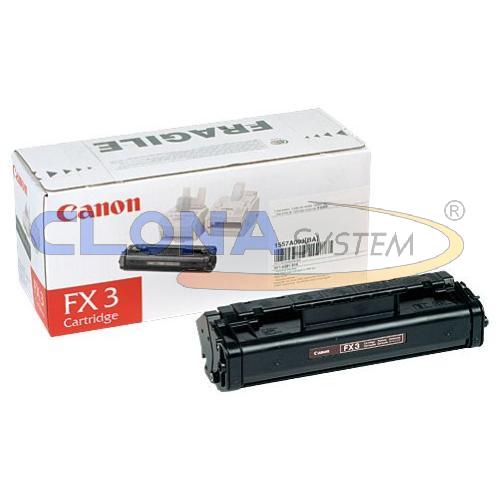 Cartuccia Toner Originale Canon FX3 "1557A003" Nero