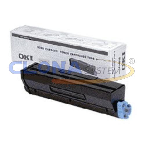 Cartuccia Toner Originale OKI "01103402" B4000 serie Nero