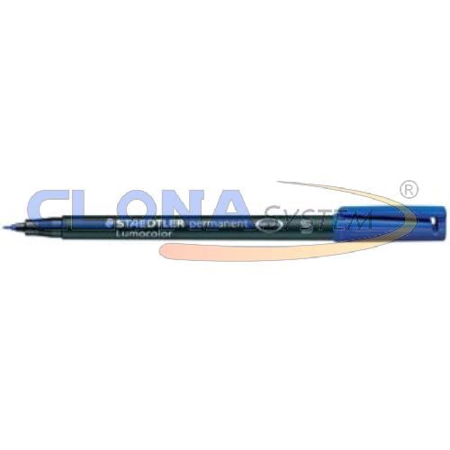 Pennarello Staedtler Lumocolor Permanent Punta F Fine 0.6mm Blu