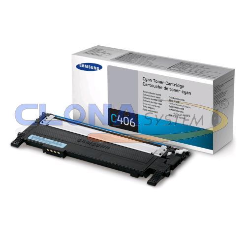 Cartuccia toner originale Samsung  CLT-C406S ciano