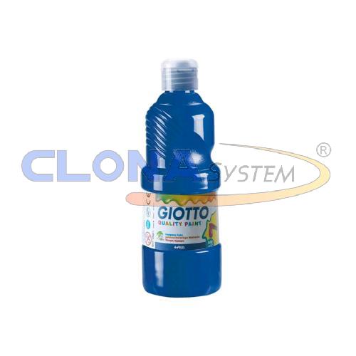 Tempera pronta Giotto Flacone da 500ml Blu Oltremare 