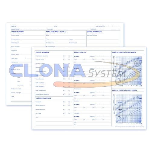 Scheda per pediatri, DATA UFFICIO 157270000 / 572700000G (conf.50pz)