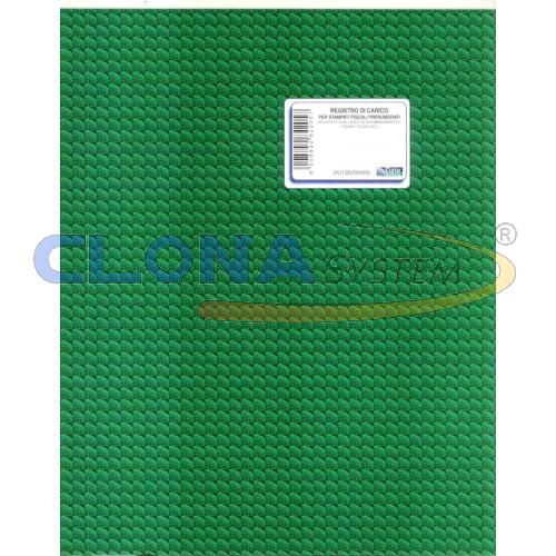 Registro carico stampati fiscali prenumerati - 14 pagg. numerate, DATA UFFICIO DU136200000