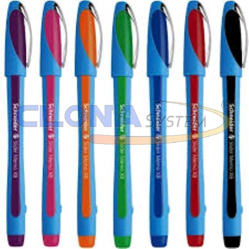 PENNA A SFERA SCHNEIDER BALLPOINT PEN SLIDER MEMO XB VIOLET