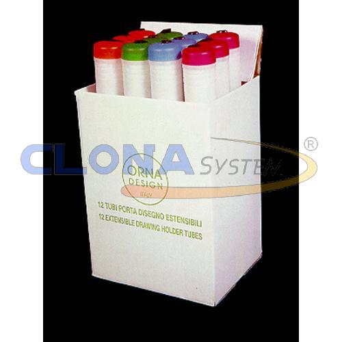TUBO PORTADISEGNI ORNA 722 72/124 0/9 cm
