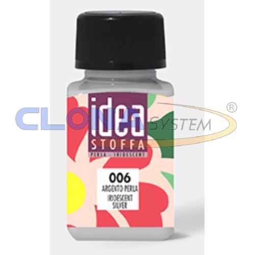 COLORE PER TESSUTI - MAIMERI - IDEA STOFFA - 60 ML - 006 - ARGENTO PERLA - M5014006