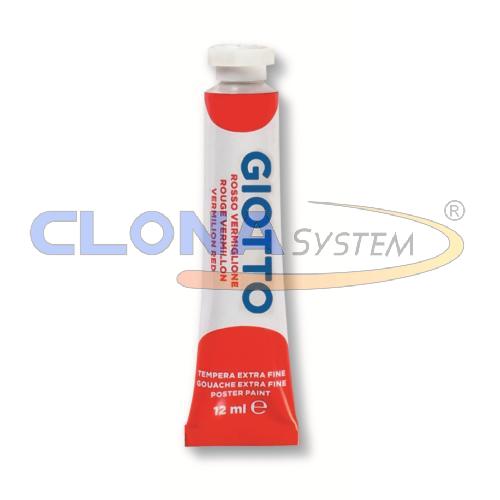 TEMPERA GIOTTO TUBETTO 12ml 07 ROSSO VERMIGLIONE