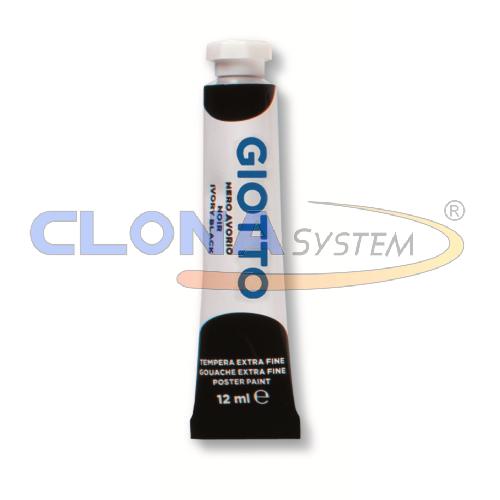 TEMPERA GIOTTO TUBETTO 12ml 24 NERO