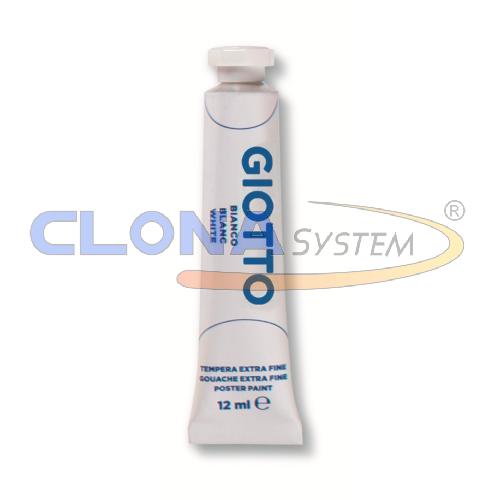 TEMPERA GIOTTO TUBETTO 12ml 01 BIANCO