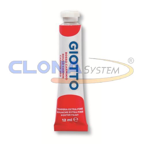 TEMPERA GIOTTO TUBETTO 12ml 09 ROSSO CARMINIO