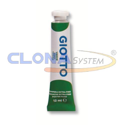 TEMPERA GIOTTO TUBETTO 12ml 12 VERDE BRILLANTE