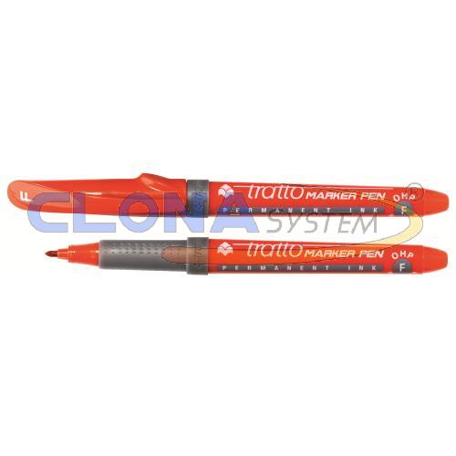 PENNARELLO TRATTO MARKER PEN OHP F ROSSO FINE