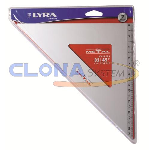 Squadra lyra metal 32/45 cm