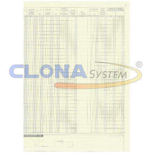 REGISTRO FATTURE - FORMATO A4 - PAGINE 48 - FORNITORE 800MODULI - CODICE A3291481U