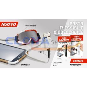 Kintsuglue pasta gommosa, modellabile e flessibile, multiuso bianco