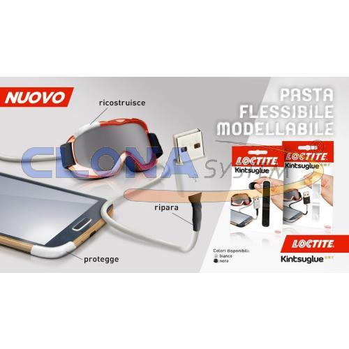 Kintsuglue pasta gommosa, modellabile e flessibile, multiuso bianco