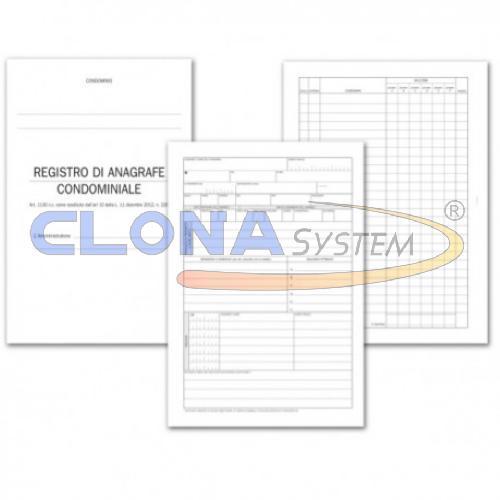 Registro anagrafe condominiale, 93 pagg., DATA UFFICIO DU136420000
