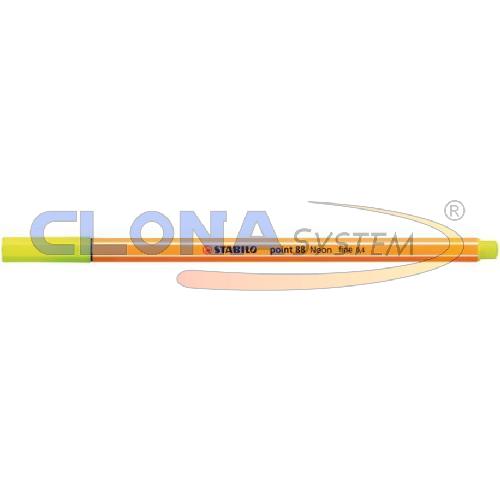 PENNARELLO STABILO POINT 88 GIALLO FLUO 88/024