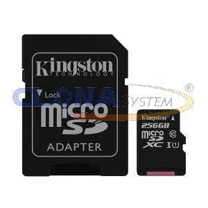 SCHEDA SD KINGSTON CANVAS SELECT 256GB CON MEMORY CARD ADAPTER