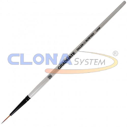 PENNELLO DALER ROWNEY GRADUATE PUNTA EXTRA FINE MANICO CORTO N°10/0 SETOLA IN PELURIA SINTETICA