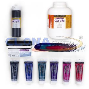 COLORE ACRILICO DALER ROWNEY GRADUATE N.702 ARGENTO (IMIT) 120ML