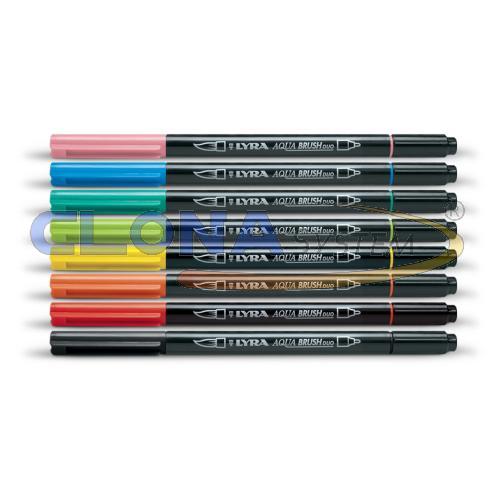 PENNARELLO LYRA AQUA BRUSH DUO L6520073 VERDE OLIVA
