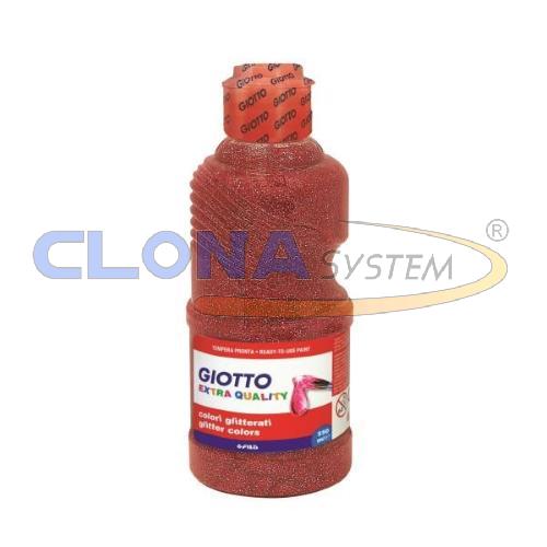 Giotto tempera pronta glitter paint ROSSO