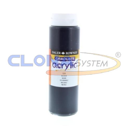 DALER ROWNEY GRADUATE ACRILICO -026- NERO 500ML