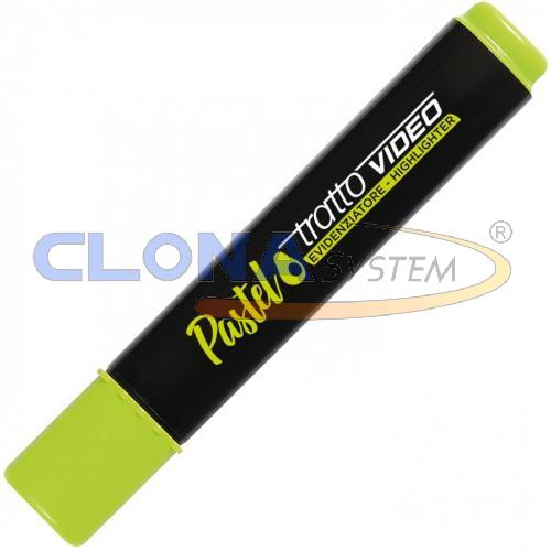 EVIDENZIATORE TRATTO VIDEO PASTEL VERDE AVOCADO