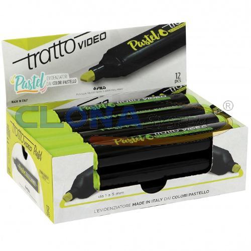 EVIDENZIATORE TRATTO VIDEO PASTEL VERDE AVOCADO