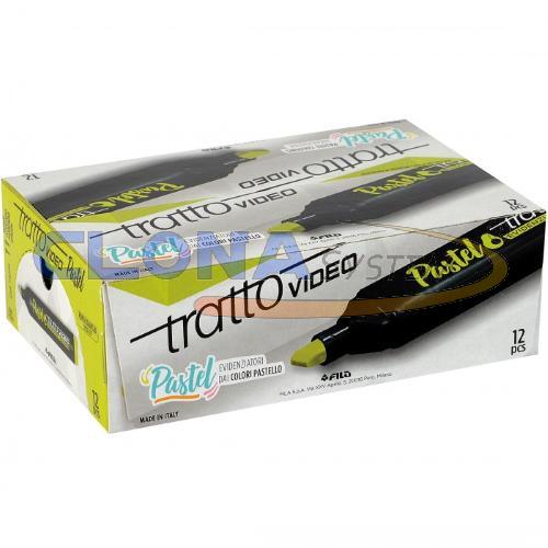 EVIDENZIATORE TRATTO VIDEO PASTEL VERDE AVOCADO