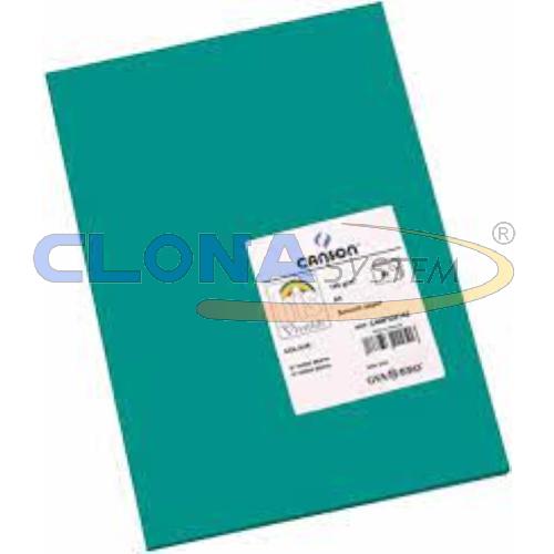 Risma cartoncino Canson Vivaldi A4, 185g. Verde Menta 87 (conf. 50 fogli)