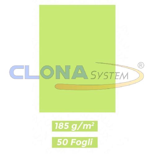 Risma cartoncino Canson Vivaldi A4, 185g. Verde Lime 88 (conf. 50 fogli)