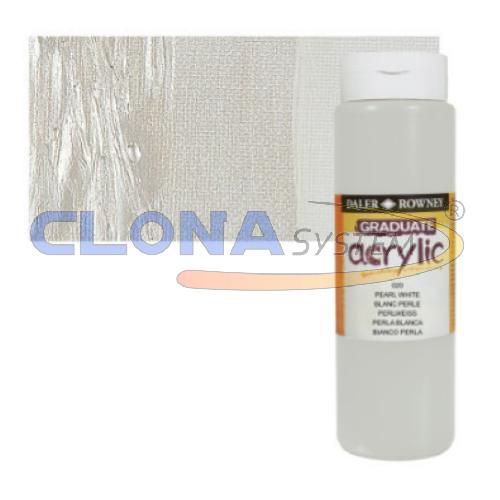 DALER ROWNEY GRADUATE ACRILICO -020- BIANCO PERLA 500ML