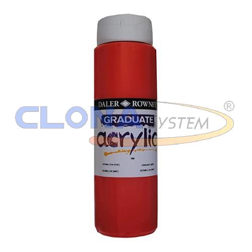 DALER ROWNEY GRADUATE ACRILICO -619- ARANCIONE DI CADMIO (IMIT) 500ML
