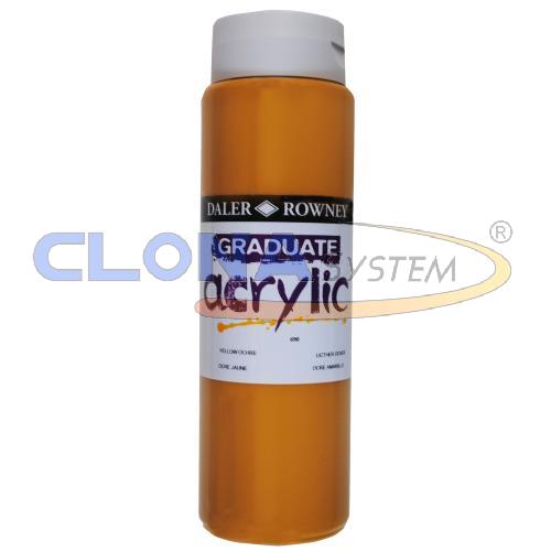 DALER ROWNEY GRADUATE ACRILICO -690- GIALLO OCRA 500ML