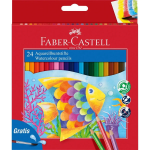 Astuccio 24 matite colorate acquerellabili Faber-Castell