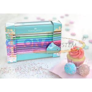 Set regalo 20 matite colorate e temperino Faber-Castell Sparkle