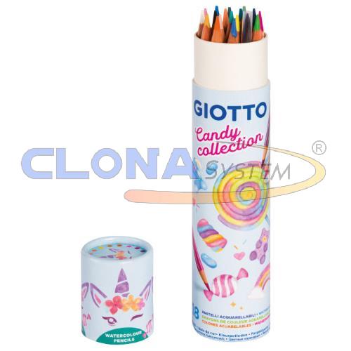 Tubo 18 pastelli acquerellabili Giotto Candy Collection