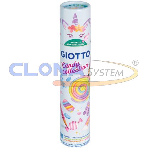 Tubo 18 pastelli acquerellabili Giotto Candy Collection
