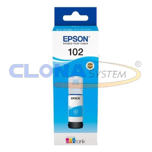 Cartuccia orignale Epson EcoTank 102 ciano