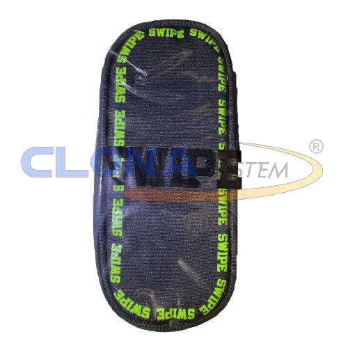 Astuccio bauletto Swipe 1zip colore nero/giallo