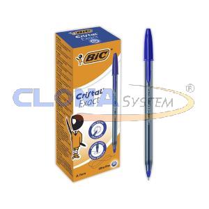 Penna Bic Cristal Exact Ultra Fine blu