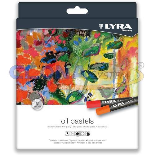 Scatola 24 pastelli ad olio Lyra