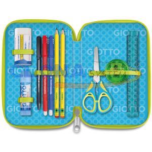 Astuccio 3 zip Giotto Sneakerlovers viola/argento glitterato