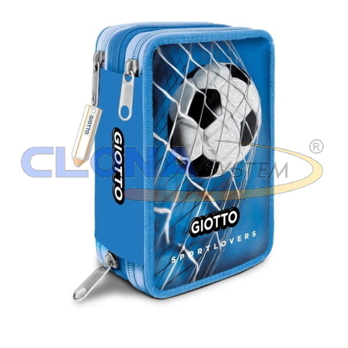 Astuccio 3 Zip Giotto Sportlovers Calcio