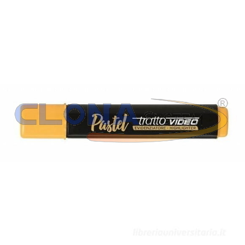 EVIDENZIATORI TRATTO VIDEO PASTEL FILA ARANCIONE PASTEL