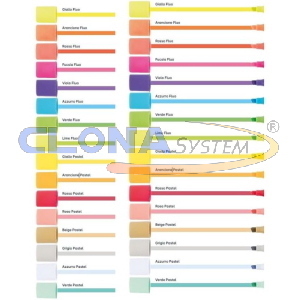 EVIDENZIATORE TRATTO VIDEO PASTEL ROSSO PASTEL